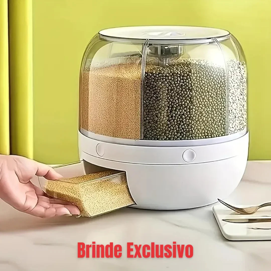 [Leve 2 Pague 1] Moedor Elétrico Multiuso TurboChef Inox 5 em 1 + BRINDE: Dispenser Giratório Automático