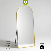 Espelho Decorativo Corpo Inteiro com Suporte — Design Pinterest
