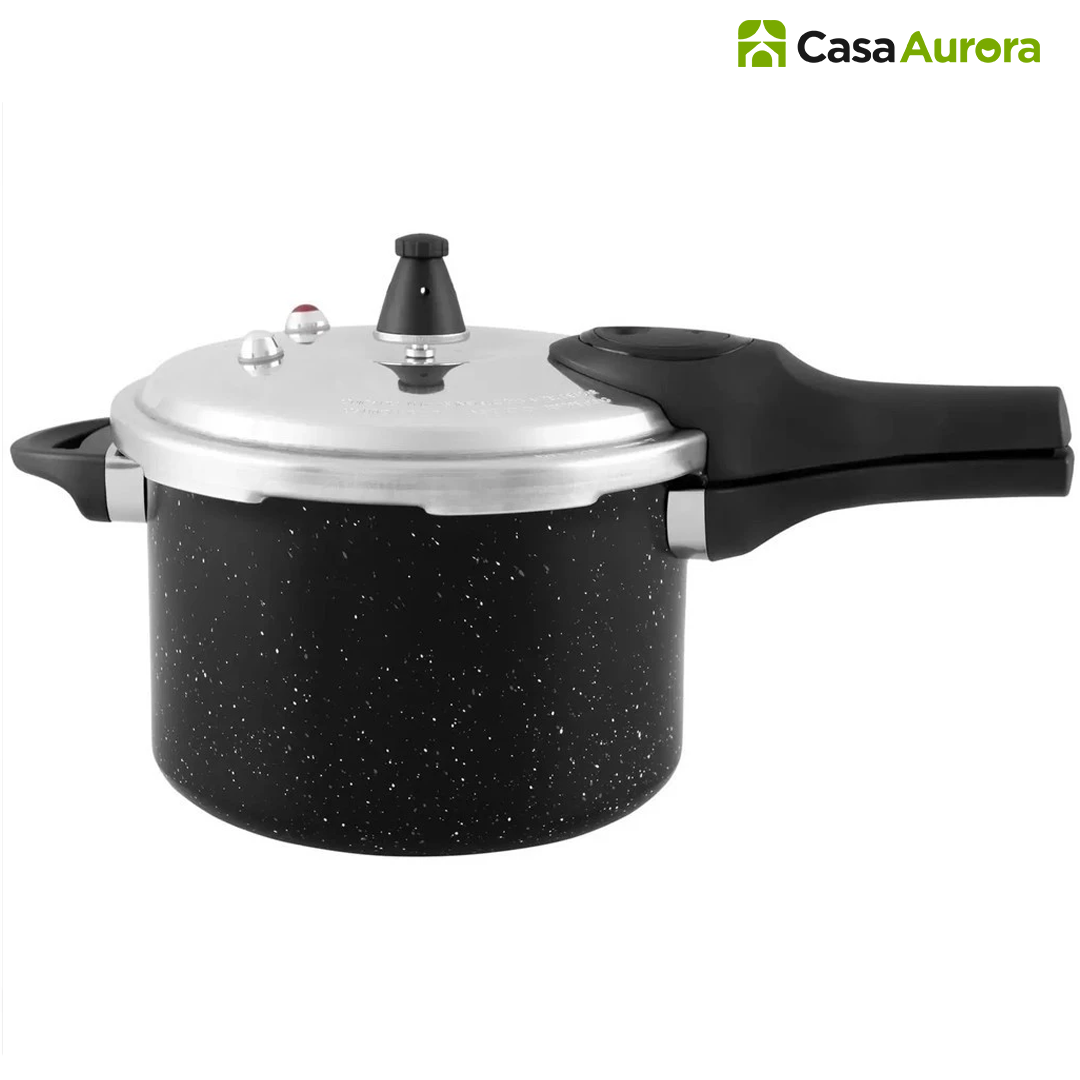 Kit Completo Antiaderente – 5 Panelas + Panela de Pressão Indução + 10 Utensílios de Brinde