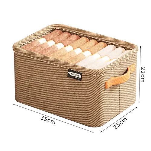 Kit com 4 Caixas Organizador de Roupas Dobrável Multifuncional