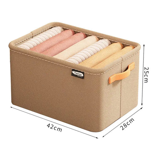 Kit com 4 Caixas Organizador de Roupas Dobrável Multifuncional